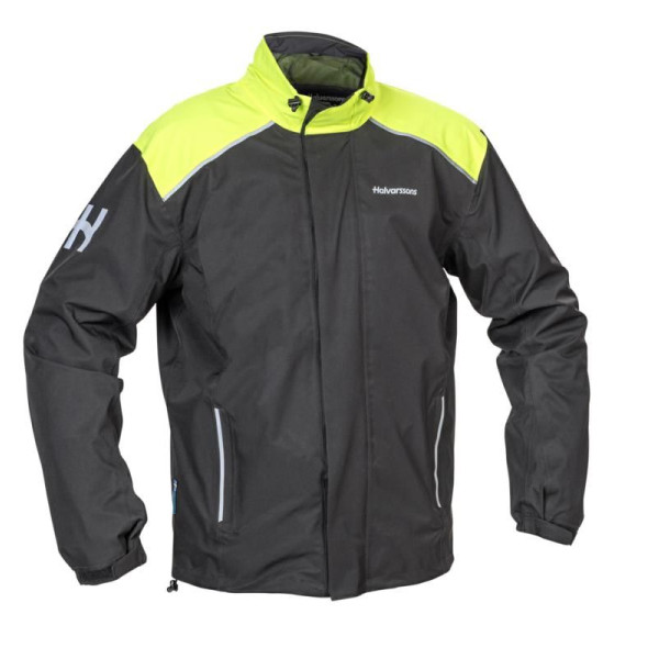 Halvarssons Bofallet rain jkt blk/yell sml